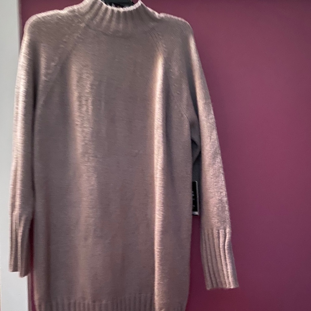 Express mock neck sweater dress